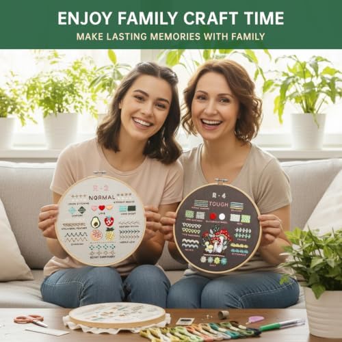 CYANFOUR Embroidery Kit for Beginners with Step-By-Step Guidance & Videos - 4