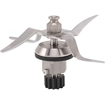 Stainless Steel Blender with 12 Teeth, Rustproof, Easy to Install, Excellent Replacement for Monsieur Cuisine Connect 1.0 SKMK1200A1 SKMK1200B2