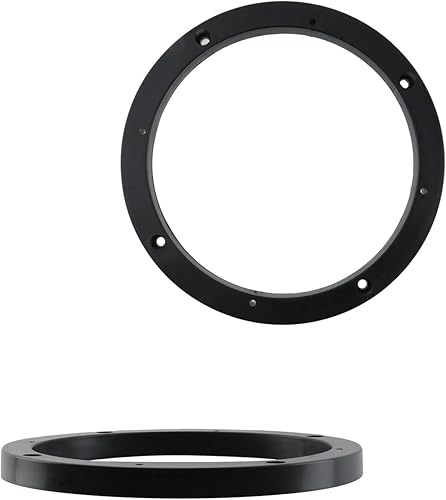 Miniatura 5 de Espaciador de altavoces, 6.5 pulgadas ABS anillo espaciador altavoz altavoz subwoofer adaptador espaciador para auto coche, 0.551 in de profundidad,