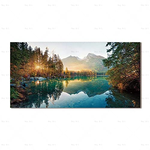 Diamond painting point de croix paysage géant 50x120 pour loisirs créatifs adultes