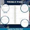 Planner 2026-2027 - Academic Planner 2026-2027, Jul 2026 - Jun 2027, Planner Weekly and Monthly, 8.5 x 11, Monthly Tabs, Twin-Wire Binding, Holidays, Back Pocket, Habit Tracker