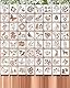 64 Stück Schablonen Set 7.6x7.6cm – Wiederverwendbare Malschablonen für DIY, Möbel, Holz, Boden, Scrapbooking, Textilgestaltung & Handwerk – Kunststoff Zeichenschablonen mit Blumen, Blättern & Tieren