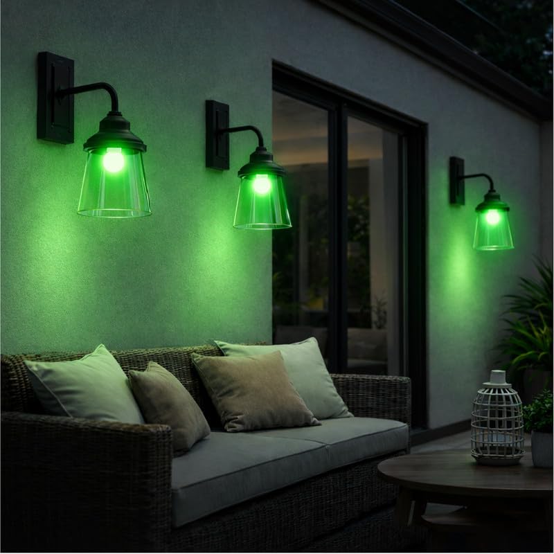 Image of Hi-Fi 0.5W LED Bulb (Green) B22 Base | Energy Efficient Zero Watt Light | Decorative Night Lamp for Home, pooja room light & Bedroom Zero Blub (Pack of 4)