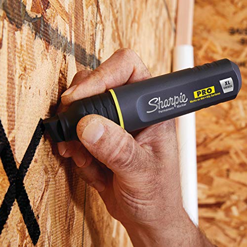 Image of Sharpie Pro Permanent Marker, XL, Chisel Tip, Black Marker (2018347)