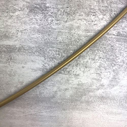Lealoo Grand Cercle métallique doré Ancien, diam. 70 cm pour Abat-Jour, Anneau epoxy Or Attrape rêves