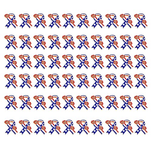 Broche papillon cadeau idéal avec motif étoile patriotique pour amateurs de mode