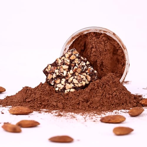 Image of Loyka Almond Brittle Dark Chocolate Box - 12 pcs | 46% Dark Chocolate | Premium Gift Hamper | Choco & Nut Dryfruit Delicacy | Roasted California Almonds (45%) | Any-time snack