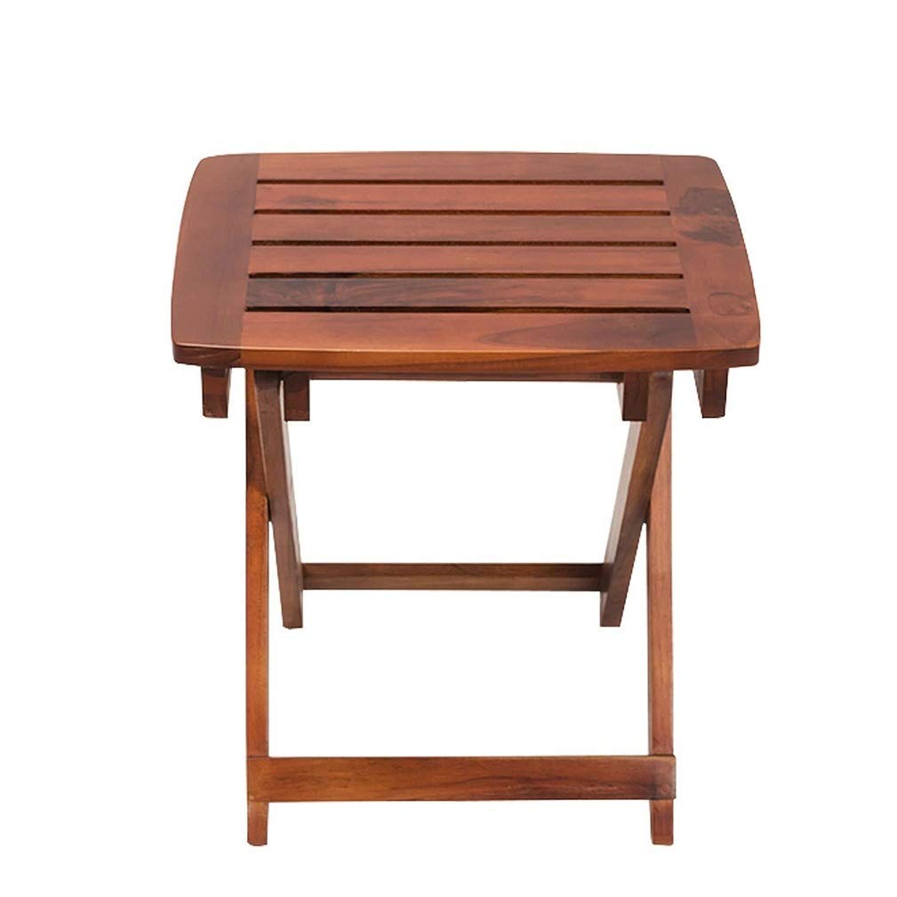 Chaise de bain pliante en bois massif pour un moment de repos senior et enfant