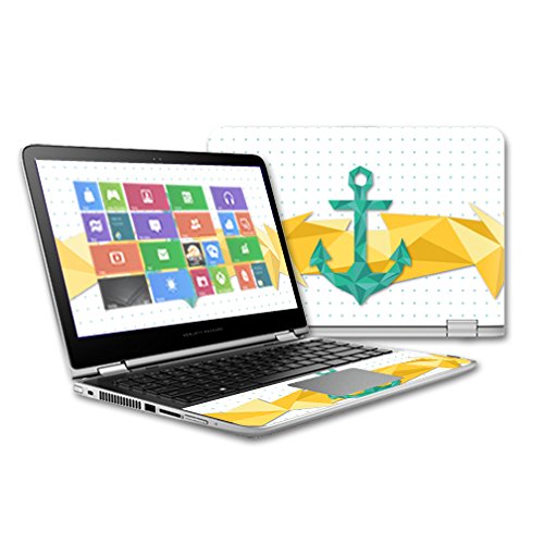 MightySkins Skin Compatible with HP Pavilion x360-13 (2015) Touch Laptop case wrap Cover Sticker Skins Poly Anchors
