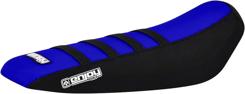 Enjoy Mfg Seat Cover - Compatible with Sur Ron Sur-Ron Light Bee MX & X E-Bike #349 (Black - Grey - Black Ribs)