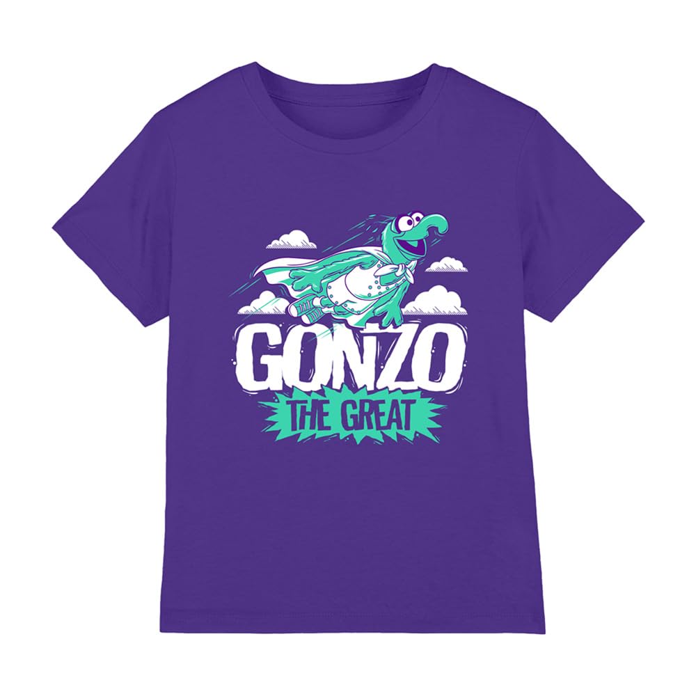 Muppets Disney The Gonzo The Great Kids T-Shirt, Purple, 7-8Y