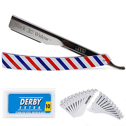 Barber Straight Razor Kit - Durable Barber Straight Edge Razor Kit with 20