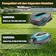 [AUFRÜSTUNG] Messerteller + 6 Stück Klingen Kompatibel mit Gardena Sileno Life, Sileno +,Sileno Plus, R100Li, R130Li, R160Li Mähroboter Messerscheibe Rasenroboter Drehscheibe
