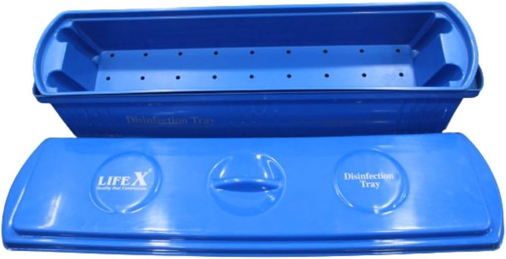 LIFEX Cidex Tray ABS 10 litres | Disinfection Tray | Pack of 1 Reusable Medical Tray