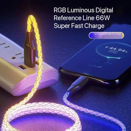 Image of 20w Type C 3A Cable Fast Charging| Data Cable C Type Fast Charging| C Type Charger Cable| Type C Cable| Compatible with Tabs & Phones Like Mi, Realme, Oppo, One Plus & Others| 1m