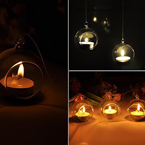 20 Pezzi Sfere Da Appendere Portacandele Diametro 8CM Decorazione Eventi