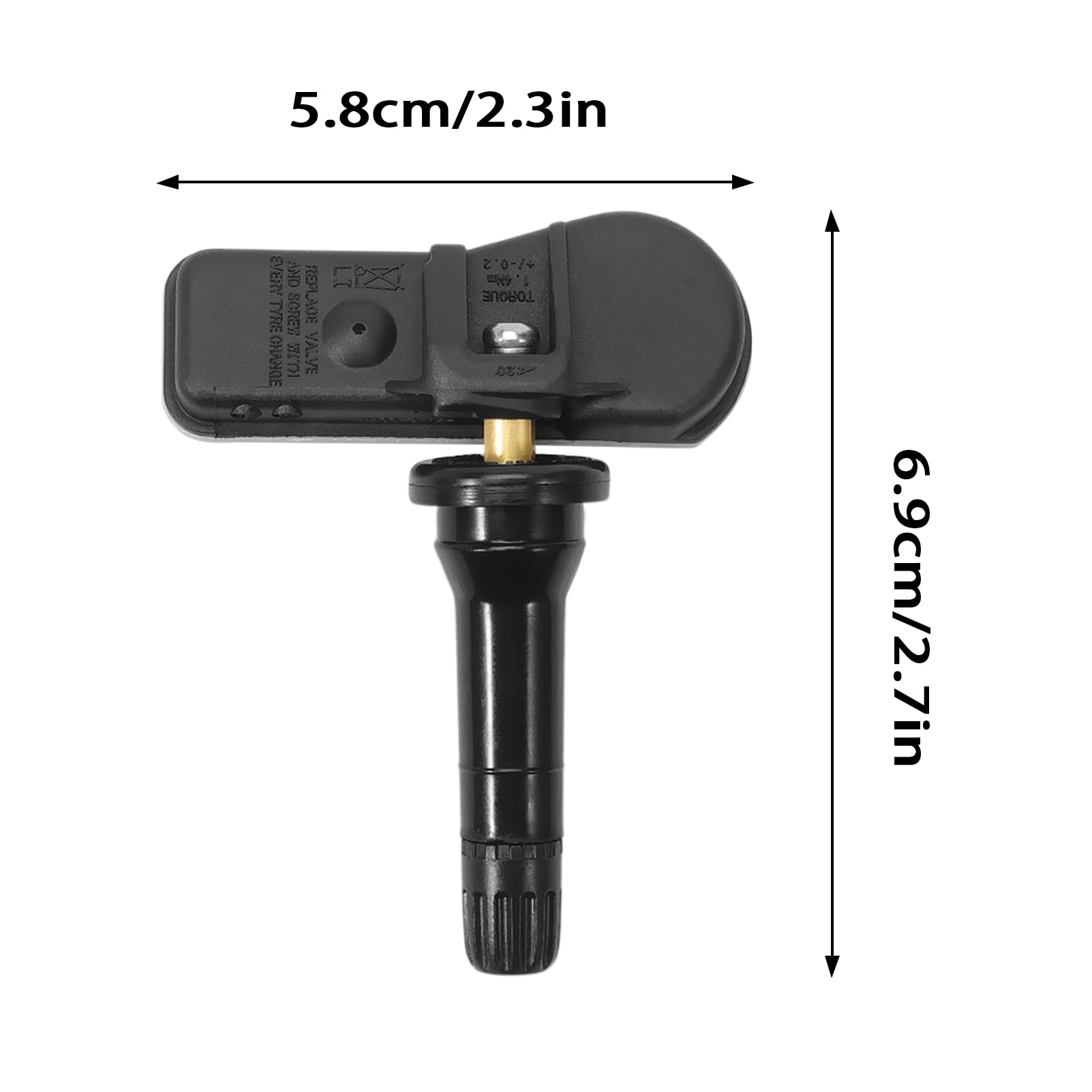 KASturbo 4 sensori pressione pneumatici TPMS per Berlingo C4 C5 207 208 308 | C-Elysee, 3008, 301, 408, 5008, Partner, RCZ, 508 SW; OE 9802003680/9502003680; resistente