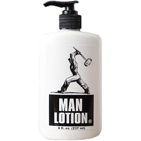 hand lotion on face