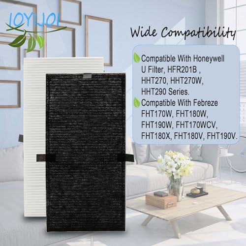 4 Pack Filter Replacement for FRF102B, Compatible with Filter U HRF201B Compatible with HHT270, HHT290 Series by IOYIJOI - Image 4