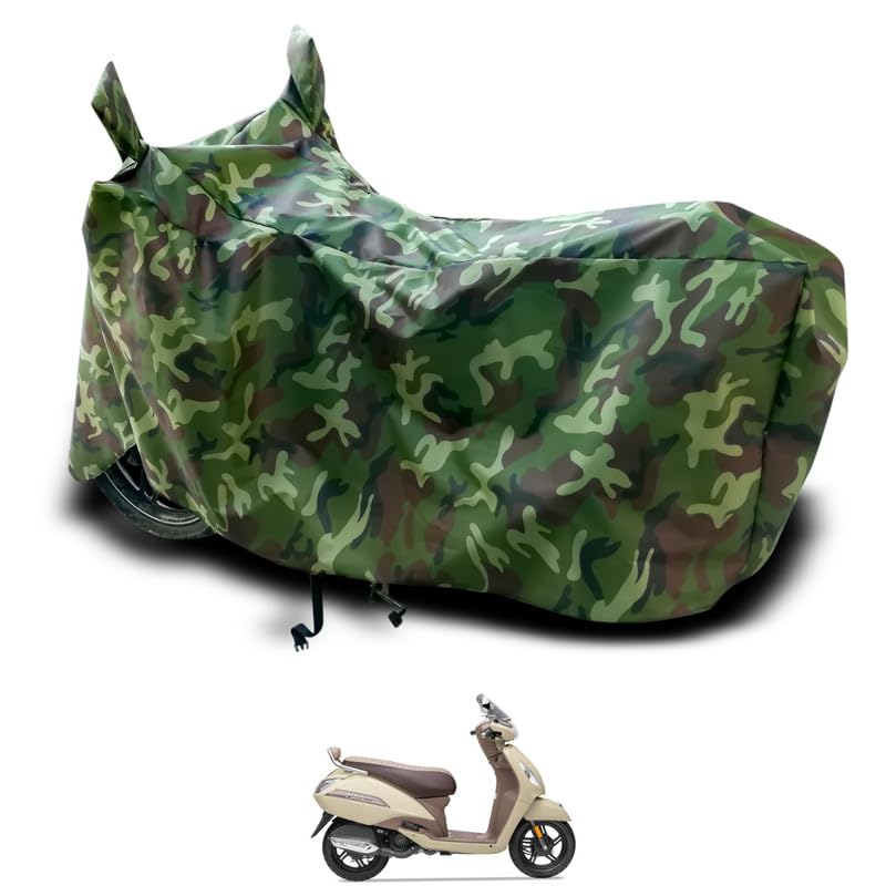 Image of SHAH BROTHERS Water Resistant Bike Cover Compatible for TVS Jupiter Classic Motorcycle /Bike Body Cover - Multi