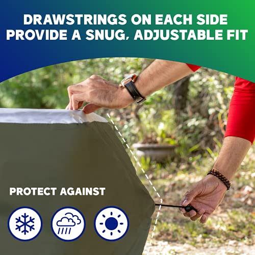 image for YardStash Deck Box Cover - Heavy Duty, Waterproof Covers for Outdoor C