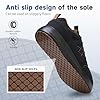Guirdasm Non Slip Work Shoes for Men Waterproof Chef Shoes Oil Resistant Lightweight Durable Kitchen Restaurant Nursing Work Sneakers heicheng44 Orange #3