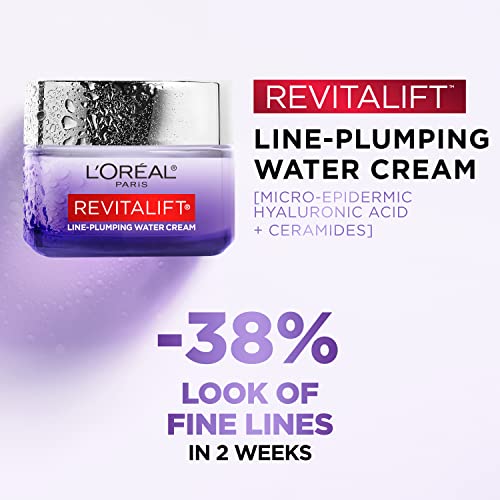 L'Oreal Revitalift Derm Intensives Micro-Hyaluronic Acid + Ceramides Line-Plumping Water Cream - Image 2