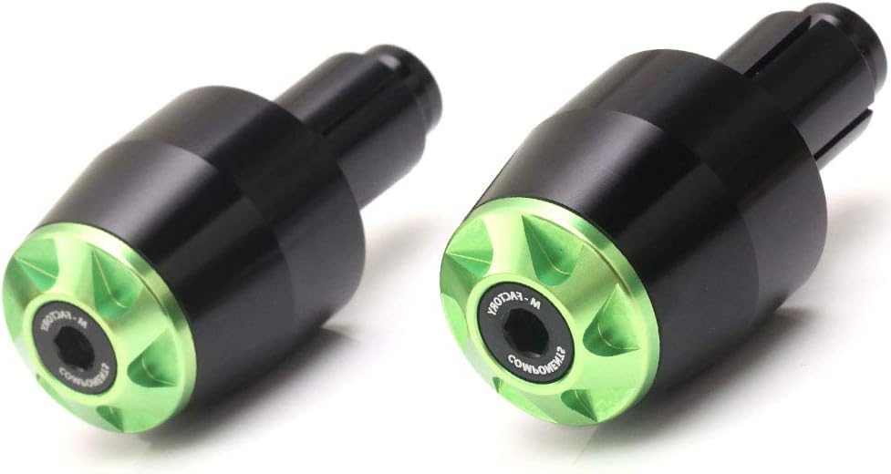 Toka Green CNC Handlebar Bar Ends Sliders Compatible with Z125 16-18 16 17 18