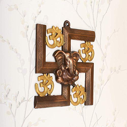 JaipurCrafts Webelkart Cast Iron Wall Hanging Showpiece (22.86 x 2.54 x 22.86, Multicolour, Religious) - Image 6