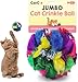 Cancor Innovations Jumbo Crinkle Ball Cat Toy, 3.5"