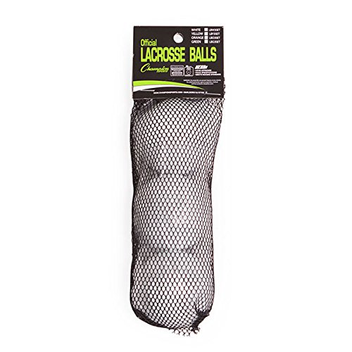 Lacrosse ball set de 3 Champion Sports pour jouer en club ou au parc