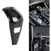 x xotic tech Carbon Fiber Style Gear Shift Knob Cap Head Cover Trim Compatible with BMW 3 Series G20 330i 340i M340i xDirve G29 Z4 Convertible 4 Series G22 Coupe M440i 2019-2024 Interior Accessories
