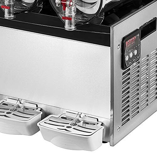 Moracle 3 x 15L Slusheis Maschine 500W/600W Slush Maker kommerziell Slush Ice Machine Slush Eismaschine Frozen Drink (3… – Bild 8