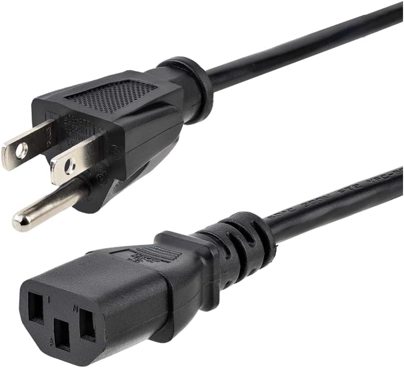 Ecool4U AC Power Cord Cable for Dell Dimension 8300 8400 9100 9200 PC Computer Monitor - 6ft
