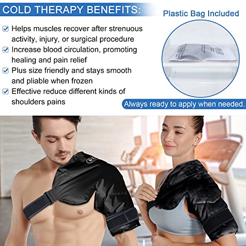 XL Shoulder Ice Pack Rotator Cuff Cold Therapy, Reusable