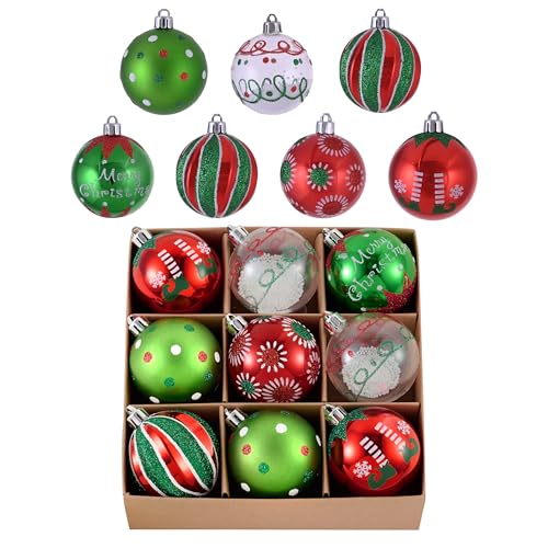 Adornos de árbol de Navidad a granel blanco y elfo de 2.36 pulgadas 2