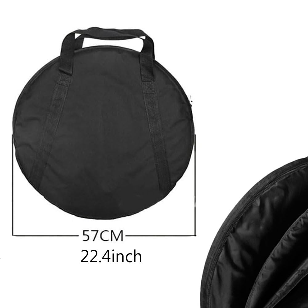 Borsa Professionale per Piatti da Batteria, 22 Pollici, Grande Capacità, Oxford, Protezione per Tamburi