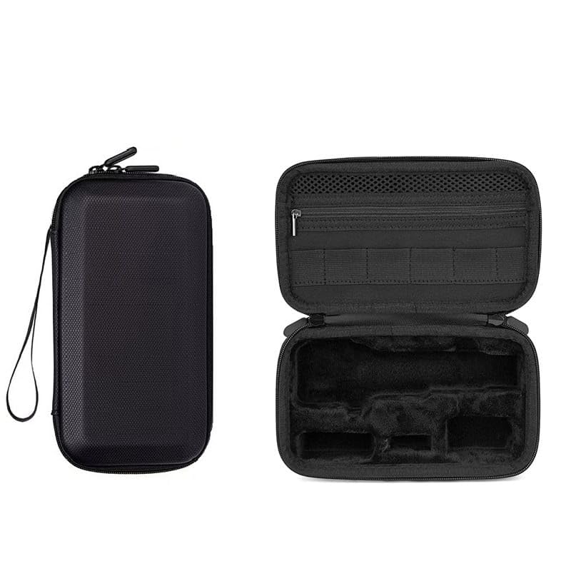 getzget® compact case bag compatible with insta360 luna ultra & accessories combo water splash proof protective storage hand bag (black)