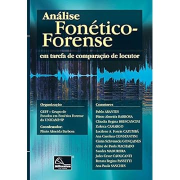 Capa do livro Análise Fonético-forense. Em Tarefa de Comparação de Locutor