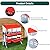 Chicken Nesting Box, 6 Compartments with Leg Chicken Nesting Boxes for Laying Eggs, Nesting Boxes for Chicken with Egg Collection for Chicken Coop, Red