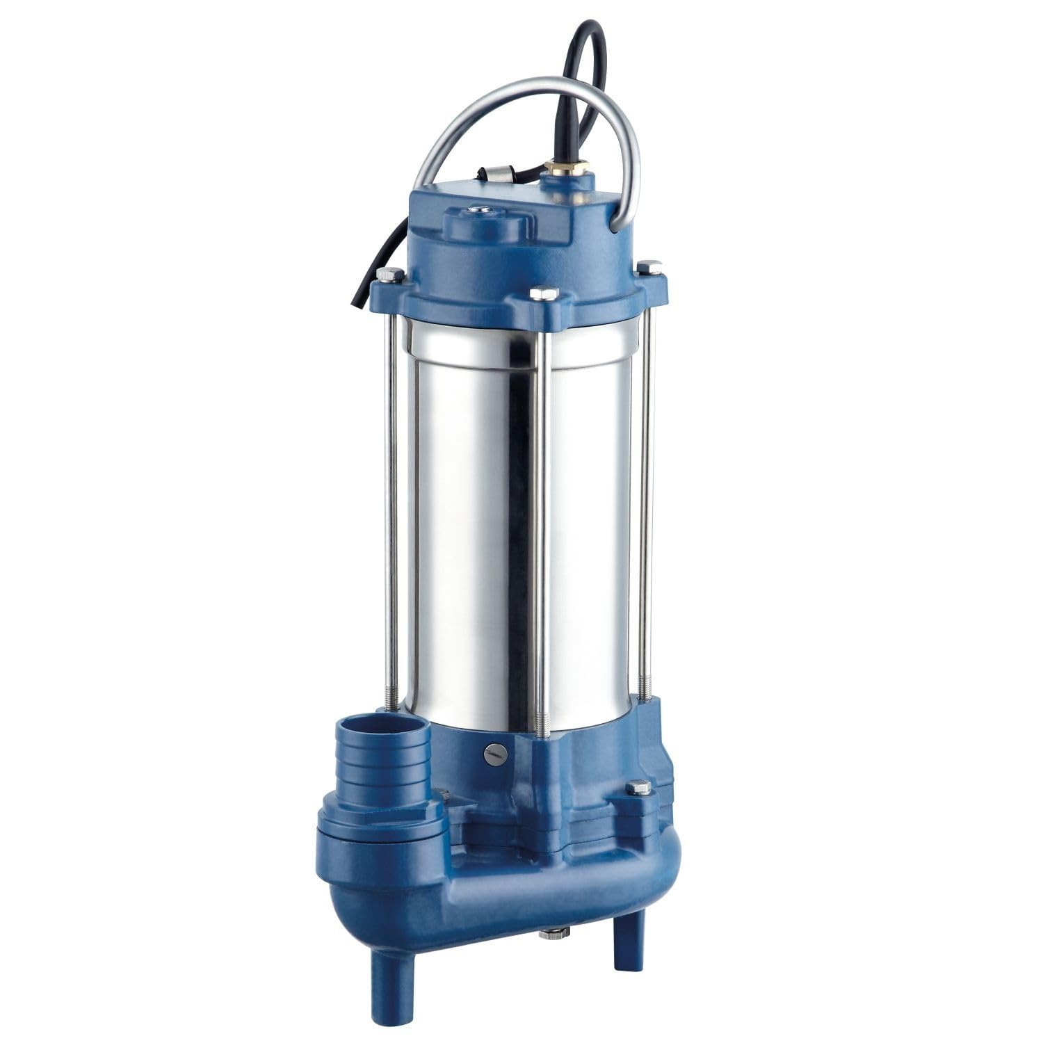 SPIDO PRO - Bomba de Achique para Aguas Fecales 1600W - 18 m3/h - Trituradora con Cuchillas de Acero Inoxidable - Altura Máx 15 m