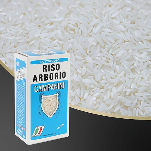 ‎Risera Campanini Risotto Reis 500 g – Risottoreis aus Italien, Riso Arborio Reis, cremiges Risotto