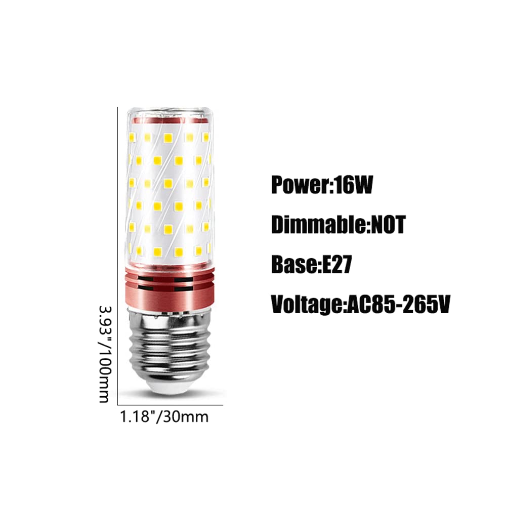 100-W-Äquivalent, LED-Glühbirne, 12 W und 16 W, 3000 K, Warmweiß, 6000 K, Tageslichtweiß, E27-Sockel, Nicht dimmbare LED-Glühbirne, Standardersatz, 10er-Pack