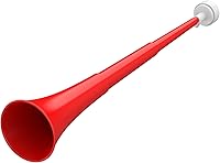 Ouffun Collapsible 24 Inch Vuvuzela Stadium Horn - Loud Plastic Cheer Trumpet for Sports Events, Parties & Emergencies