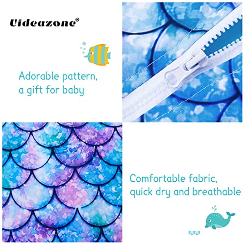 uideazone Roupa de banho para bebês meninos e meninas com zíper Rash Guard FPS 50+, roupa de banho d