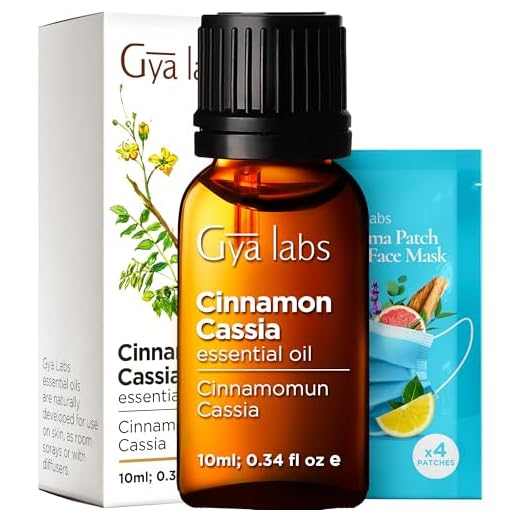 Aceite esencial de canela y casia - Un toque cálido de equilibrio interno saludable (10 ml) - Aceite de casia de canela 100% puro de grado terapéutico