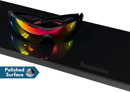 Miniatura 3 de Tamaño personalizado  Umbral de mármol de ingeniería súper negro  Tapa de ducha para tablero Schluter Kerdi, sistema de bandeja de ducha Tile Redi,