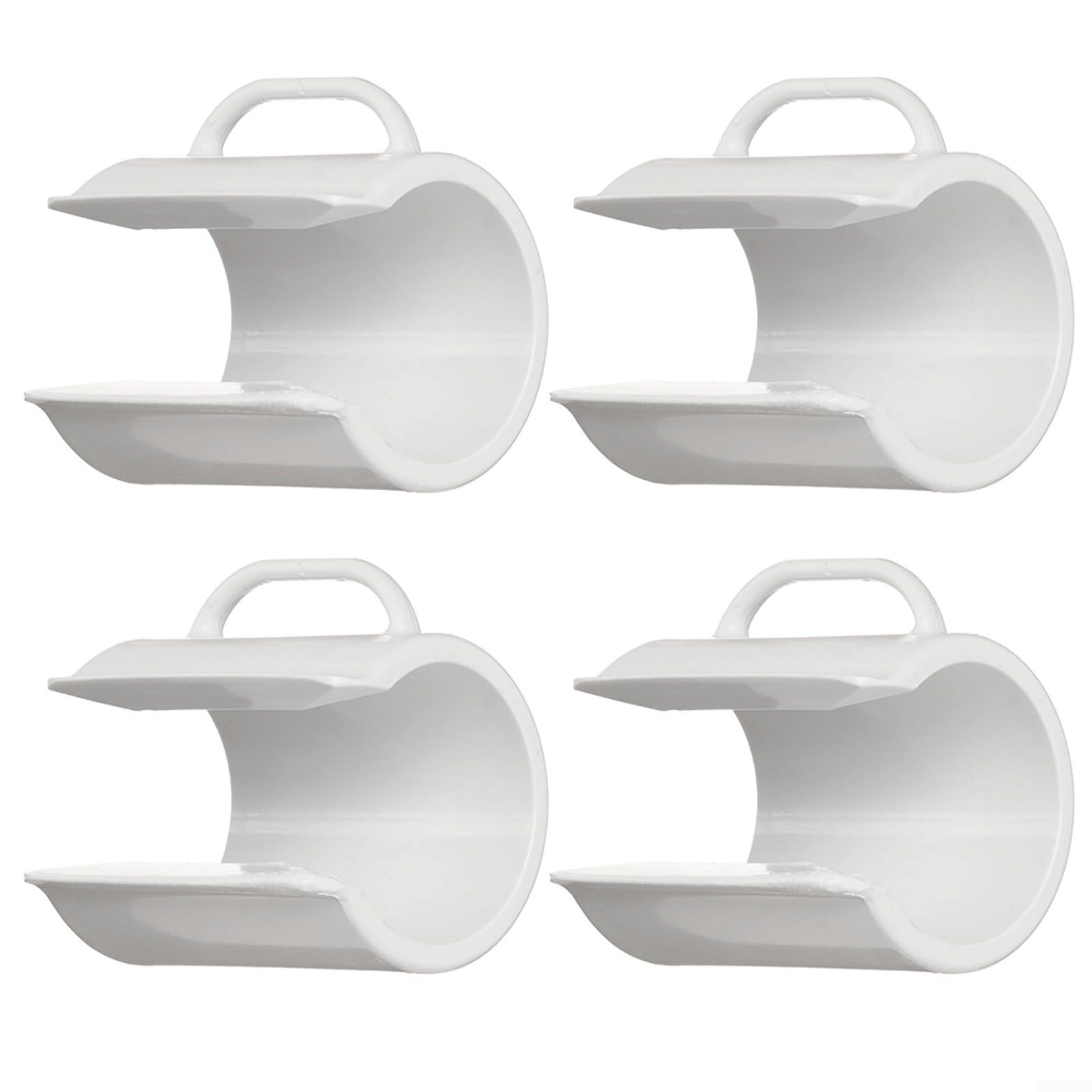 TONIXY Pool Cleaner Bag Collar Replacement For Polaris 180 280 360 380 ABS 9-100-1018 White Improves Cleaning Efficiency Pool Vacuum Cleaners Replacement(4PCS)
