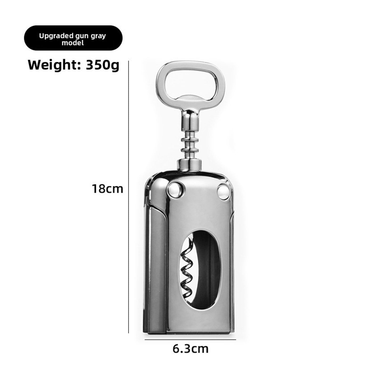 Tragbarer Korkenzieher, Weinöffner aus Zinklegierung, for Bar-Restaurant(1pcs)