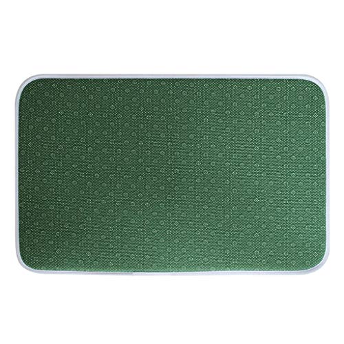 Badematte Set Dreiteilige Bad Flannel Black Strips Anti-Rutsch-Wasseraufnahme Teppich Bottom Mat WC Sitzmatte (Size : L) – Bild 7